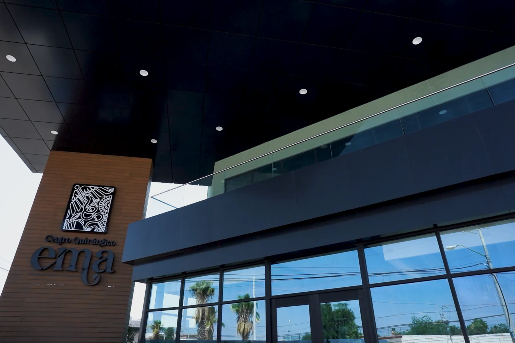 Accesos y servicios hospitalarios en planta baja de EMA